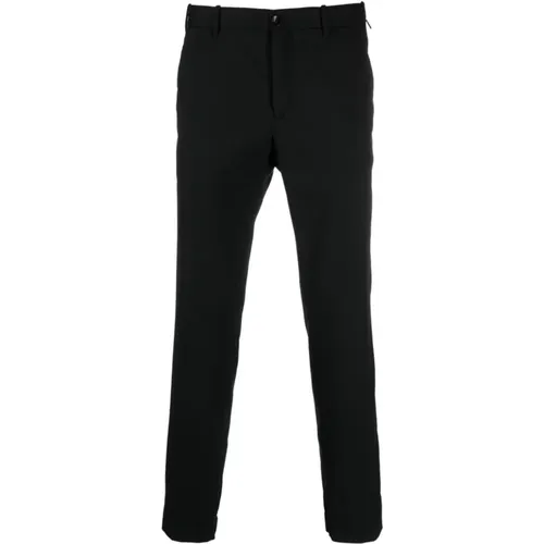 Schwarze Wool-Blend Cropped Hose , Herren, Größe: 2XL - Incotex - Modalova