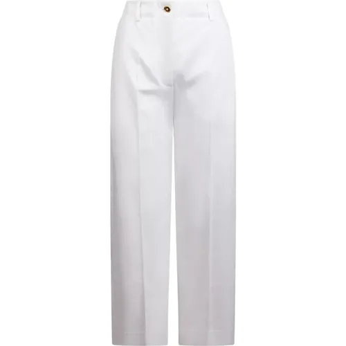 Wide-leg cotton trousers , female, Sizes: S, XS, 2XS - Patou - Modalova