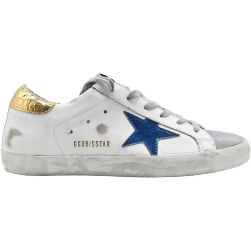 Superstar Blue Star Sneakers - Golden Goose - Modalova