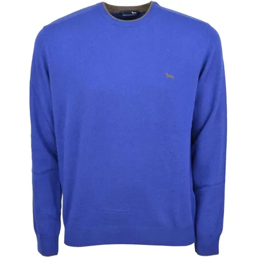 Blaue Fiat Pullover für Männer , Herren, Größe: L - Harmont & Blaine - Modalova