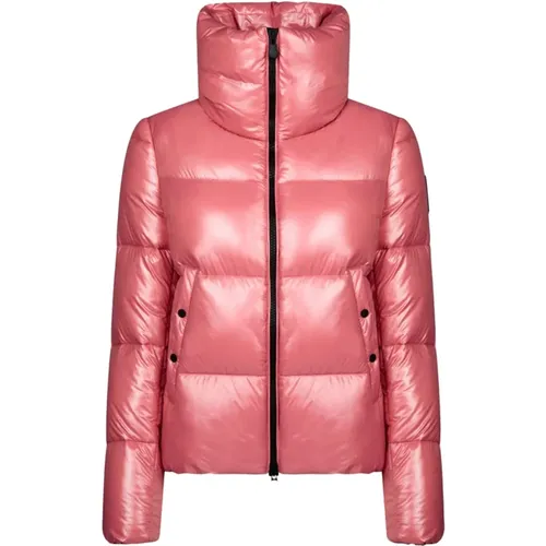Bloom /Fuxia Women`s Puffer Coat , female, Sizes: XL - Save The Duck - Modalova