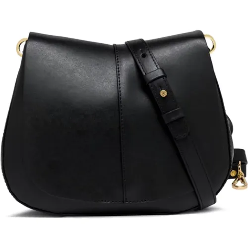 Helena Round Leather Shoulder Bag , female, Sizes: ONE SIZE - Gianni Chiarini - Modalova