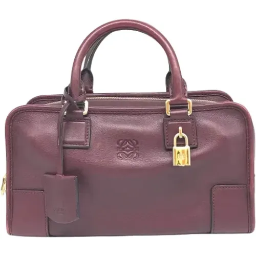 Pre-owned Leather handbags , female, Sizes: ONE SIZE - Loewe Pre-owned - Modalova