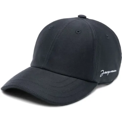 Cotton Curved Visor Hat , unisex, Sizes: 58 CM, 60 CM - Jacquemus - Modalova
