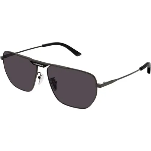 Grey Men's Sunglasses , male, Sizes: 61 MM - Balenciaga - Modalova