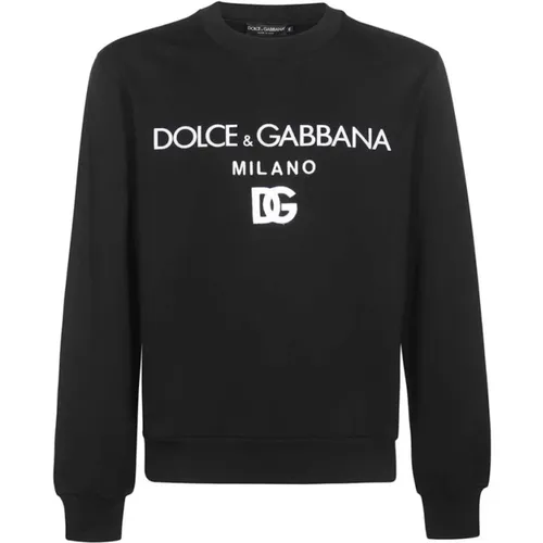 Round-Neck Strickwaren , Herren, Größe: L - Dolce & Gabbana - Modalova