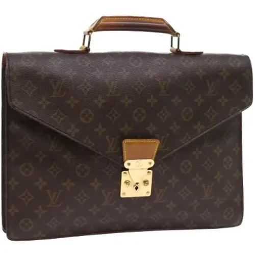 Pre-owned Leder Handtaschen , Damen, Größe: ONE Size - Louis Vuitton Vintage - Modalova