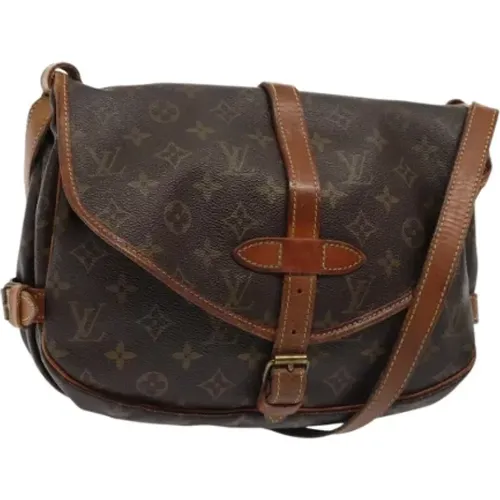 Pre-owned Canvas shoulder-bags , female, Sizes: ONE SIZE - Louis Vuitton Vintage - Modalova