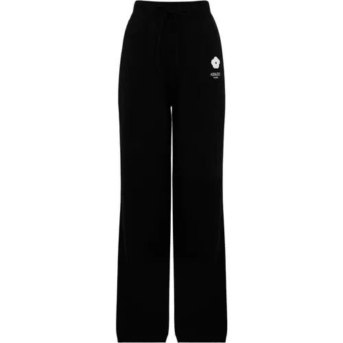 Schwarze Hose , Damen, Größe: S - Kenzo - Modalova