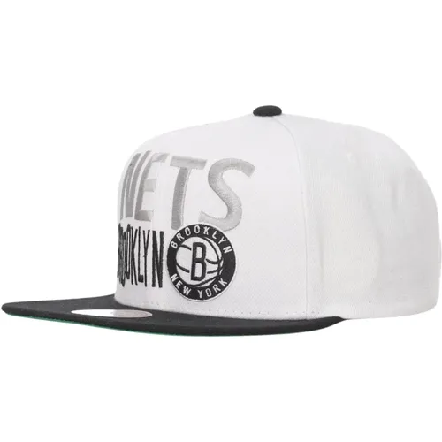 NBA Brooklyn Nets Snapback Cap , male, Sizes: ONE SIZE - Mitchell & Ness - Modalova