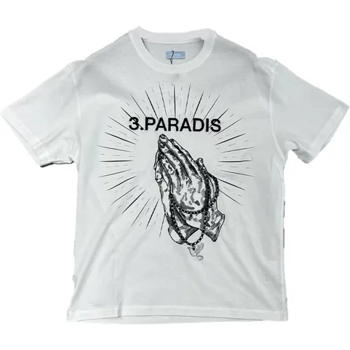T-Shirts , Herren, Größe: L - 3.Paradis - Modalova