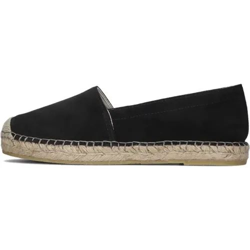 Schwarze Espadrilles mit Gewebtem Detail , Damen, Größe: 40 EU - Fred de la Bretoniere - Modalova