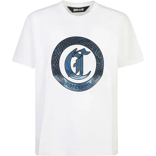 T-Shirts & Polos for Men , male, Sizes: XL, M, S, 2XL, L - Just Cavalli - Modalova