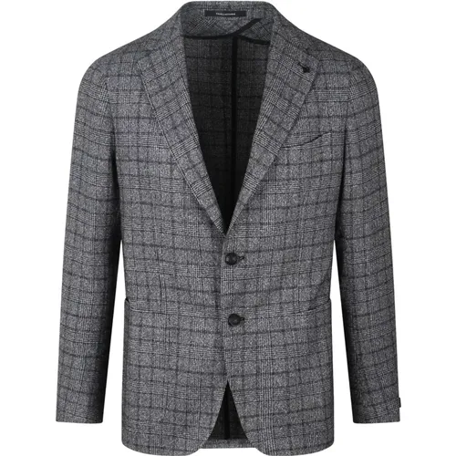 Checked Blazer , male, Sizes: S, M, L - Tagliatore - Modalova