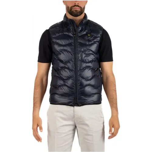 Mens Vest Urban Style , male, Sizes: S, XL, M - Blauer - Modalova