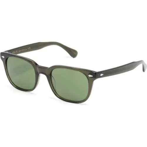 Dark Calibar Sunglasses , unisex, Sizes: 52 MM - Moscot - Modalova
