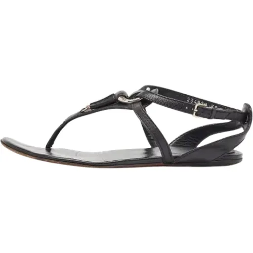 Pre-owned Leder sandals - Gucci Vintage - Modalova