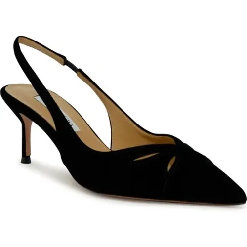 Schwarze Velvet Moves Pumps - Aquazzura - Modalova