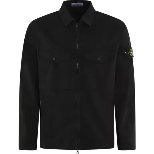 Men's Overshirt Casual Style , male, Sizes: XL, M, L - Stone Island - Modalova