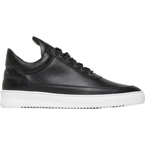 Schwarze Low Top Crumbs , Herren, Größe: 40 EU - Filling Pieces - Modalova