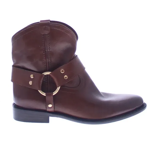 Eleganter Stiefelette mit Metall-Details - Bronx - Modalova