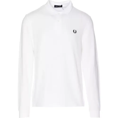 Classic Long Sleeve Polo Shirt , male, Sizes: XL, S, 2XL, L, M - Fred Perry - Modalova