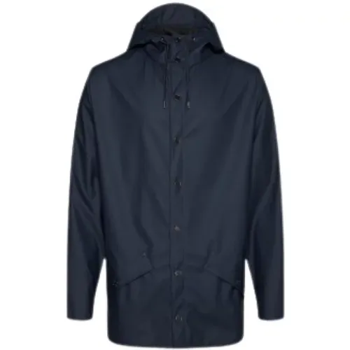 Contemporary Unisex Waterproof Jacket , female, Sizes: L - Rains - Modalova