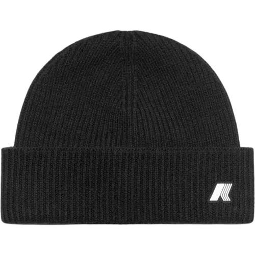 Schwarzer Melange Cappello Hut , Herren, Größe: XL - K-way - Modalova