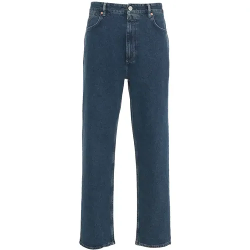 Blaue Relaxed Fit Jeans Springdale , Herren, Größe: W34 - closed - Modalova