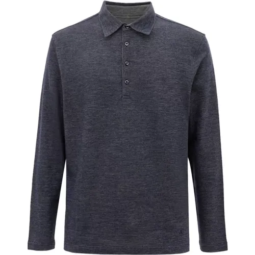 Wool Polo Shirt , male, Sizes: L - Corneliani - Modalova