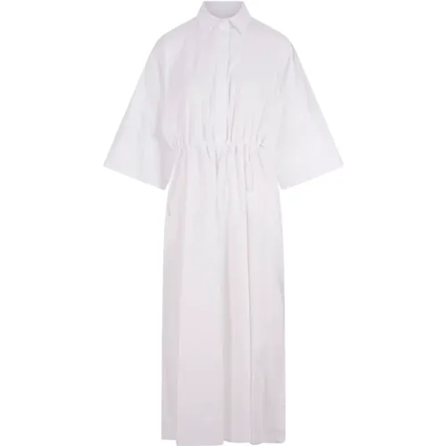 Eulalia Silk Cotton Dress , female, Sizes: 3XS, XS, S, 2XS - Max Mara - Modalova