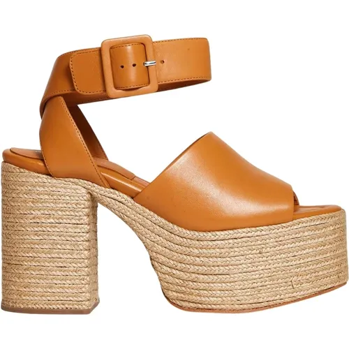 Cuoio Wedge Sandals Aw22 , female, Sizes: 3 UK, 5 UK - Paloma Barceló - Modalova