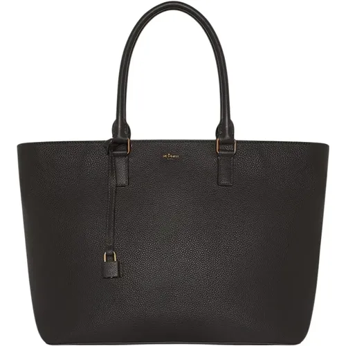 Elegante Kalbsleder Tote Tasche - Kiton - Modalova