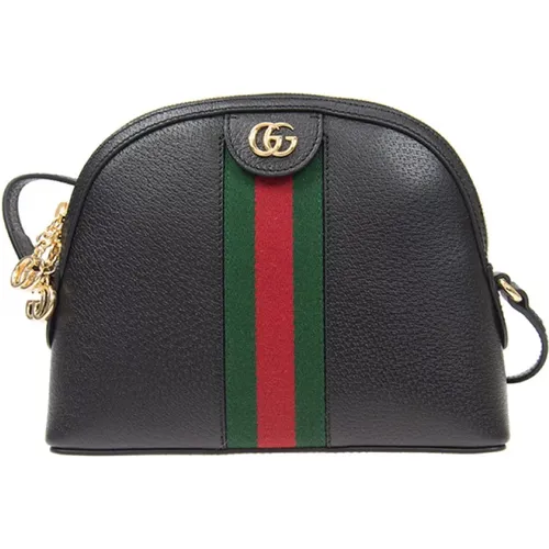 Ophidia Leather and Sherry Handbag , female, Sizes: ONE SIZE - Gucci - Modalova