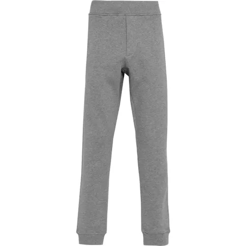 Grey Cotton Jogger Trousers Activewear , male, Sizes: XL, S, M, L - Just Cavalli - Modalova