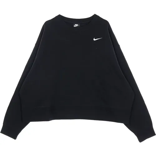 Sportswear Rundhals Sweatshirt Schwarz/Weiß - Nike - Modalova