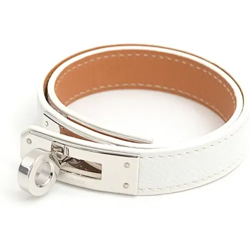 Pre-owned Leather bracelets , female, Sizes: ONE SIZE - Hermès Vintage - Modalova