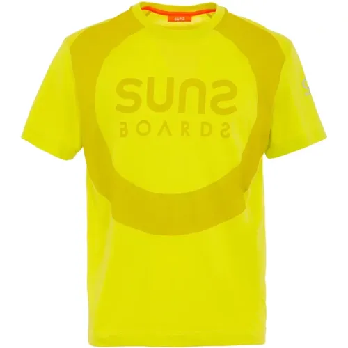 Casual Cotton Tee , male, Sizes: S, M, 2XL, XL - Suns - Modalova