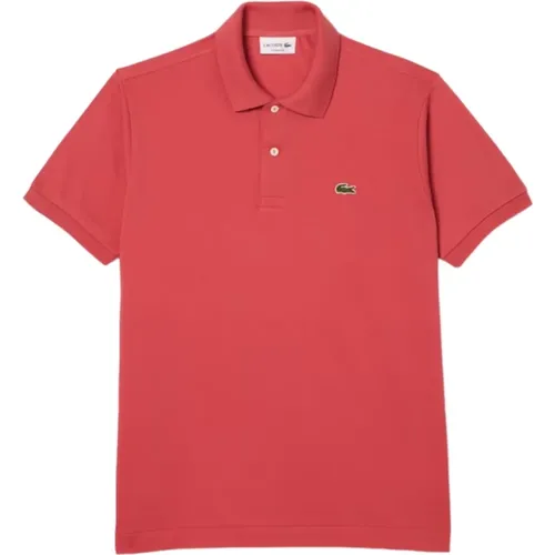 Rosa T-Shirts und Polos , Herren, Größe: S - Lacoste - Modalova