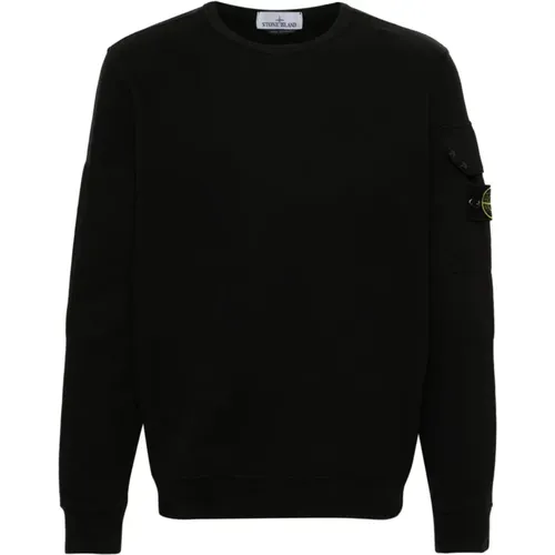Cotton Jersey Sweater , male, Sizes: M - Stone Island - Modalova