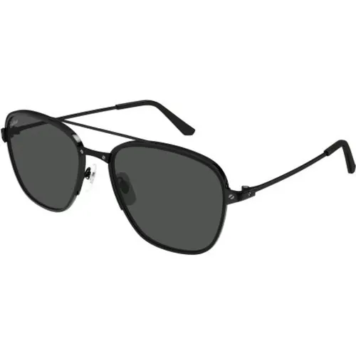 Smoke Metallo Sunglasses , unisex, Sizes: 57 MM - Cartier - Modalova