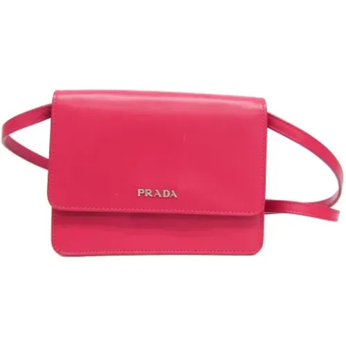 Pre-owned Leather prada-bags , female, Sizes: ONE SIZE - Prada Vintage - Modalova