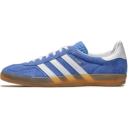 Blaue Fusion Gazelle Indoor Sneaker , Herren, Größe: 36 EU - Adidas - Modalova