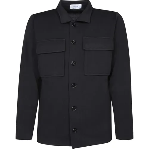 Schwarze Jacke für Männer , Herren, Größe: XL - Lardini - Modalova