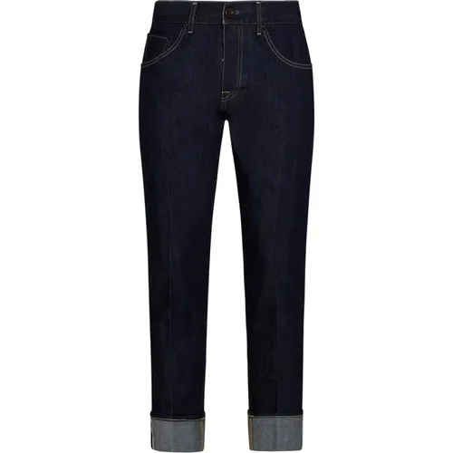 Denim Jeans with Logo Appliqué , male, Sizes: W32, W33, W31, W30 - PT Torino - Modalova