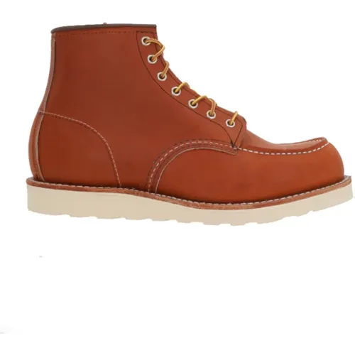 Braune Leder Schnürstiefel , Herren, Größe: 43 1/2 EU - Red Wing Shoes - Modalova