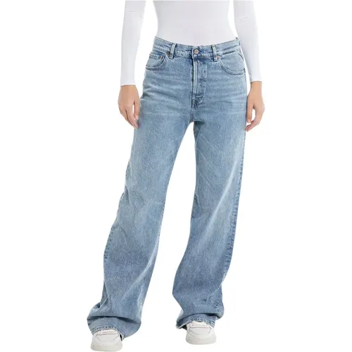 Moderne Bequeme Weite Passform Jeans - Replay - Modalova