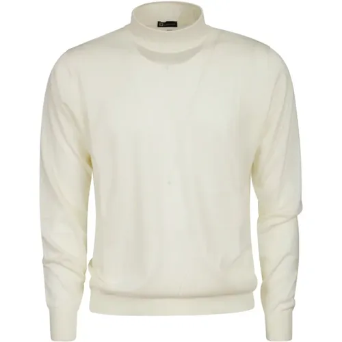 Merino Rollkragenpullover,Blauer Merino Rollkragenpullover - Hindustrie - Modalova