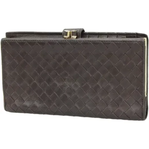 Pre-owned Leather wallets , female, Sizes: ONE SIZE - Bottega Veneta Vintage - Modalova