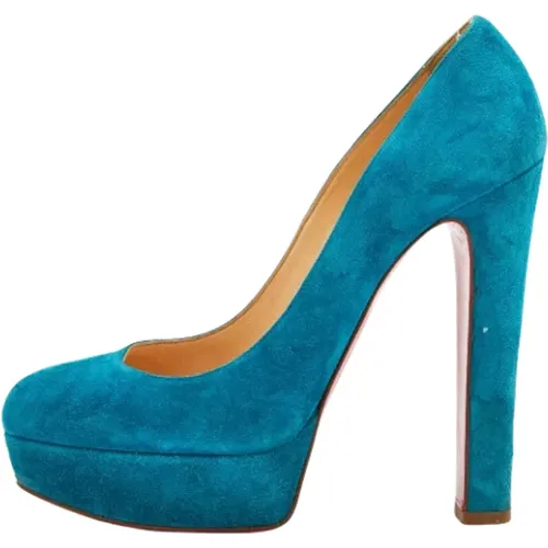 Pre-owned Wildleder heels , Damen, Größe: 39 EU - Christian Louboutin Pre-owned - Modalova